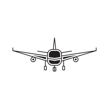 Havayolu satırı logo şablonu