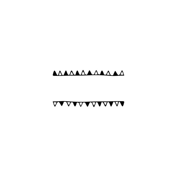 Vector dibujado a mano objeto, marco abstracto. Elemento logo femenino — Vector de stock