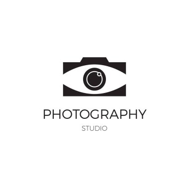Fotoğraf satırı logo şablonu