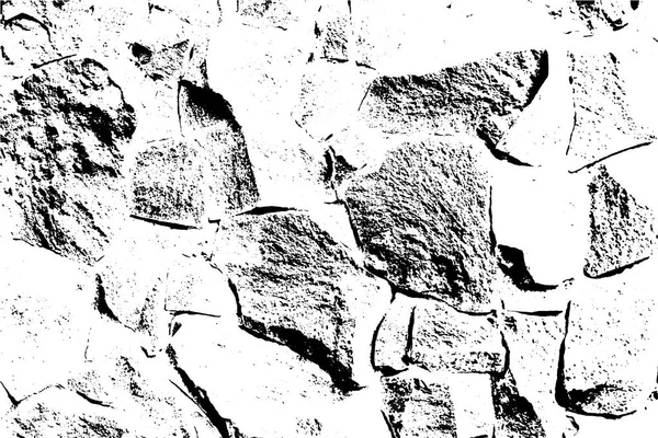 Ziegel und Steine Textur, Vektor, abstrakter Hintergrund. — Stockvektor