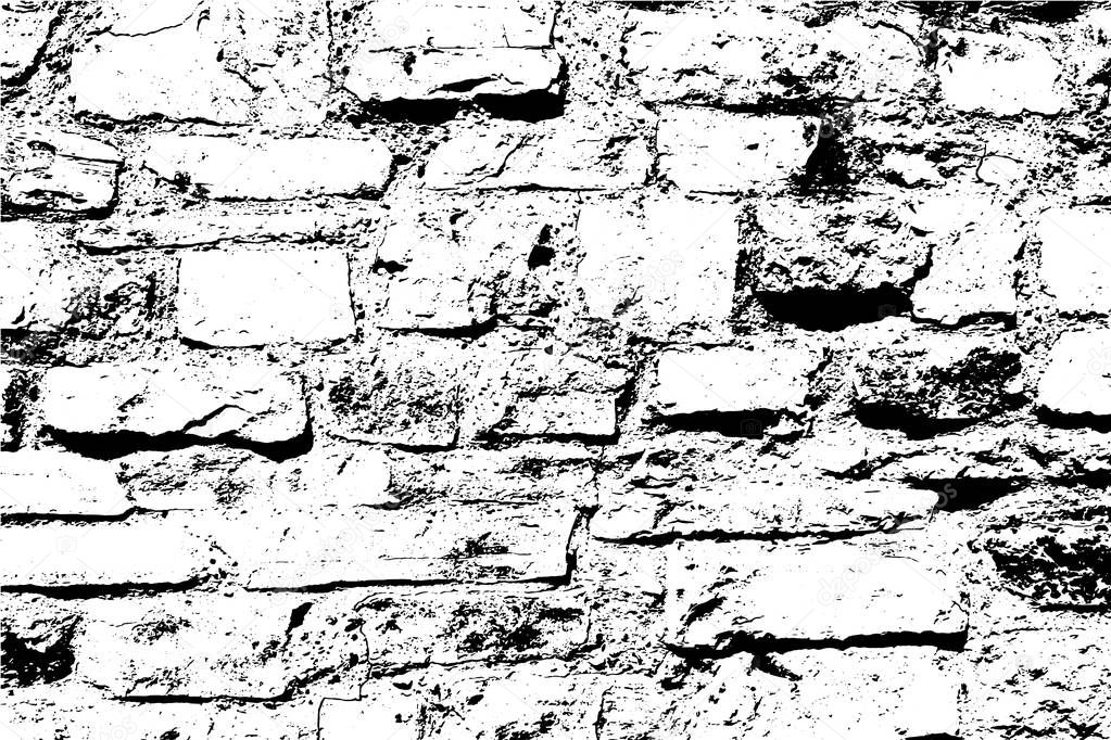 Bricks and stones light texture, abstract vector background, old wall.