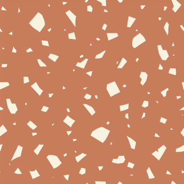Vektör terrazzo doku, soyut pastel dikişsiz desen. Klasik İtalyan arka plan.