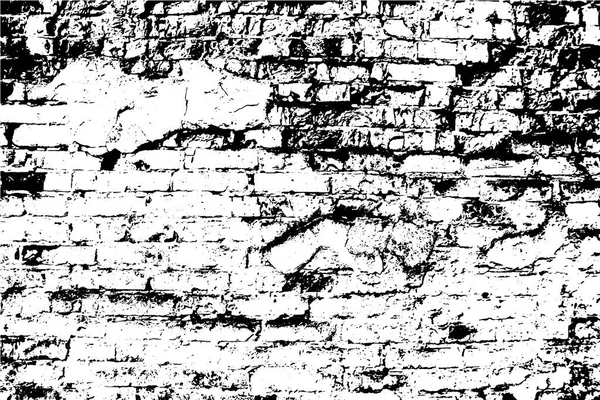 Vektorhintergrund. eine schwere Grunge-Textur, alte Backsteinmauer. — Stockvektor