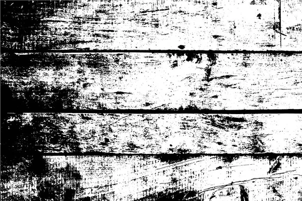 Oude muur, horizontale houten planken. Vector gedetailleerde textuur. Abstracte achtergrond. — Stockvector