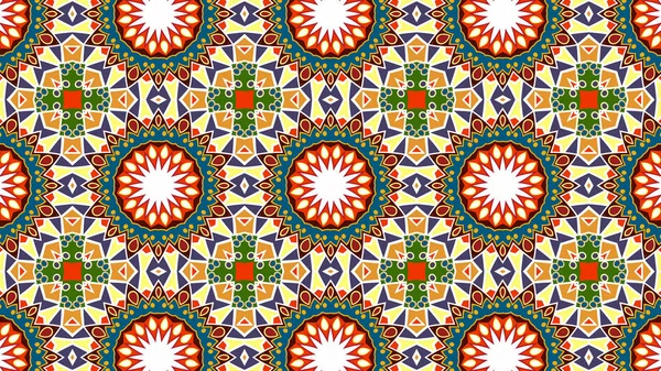 Абстрактный Мозаичный Фон Индийские Исламские Мотивы — стоковое фото