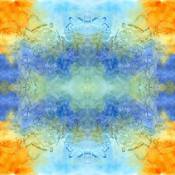 Mandala Nahtlose Muster Watercolor Hintergrundbild Dekorative Komposition Verwendung Von Druckmaterialien — Stockfoto