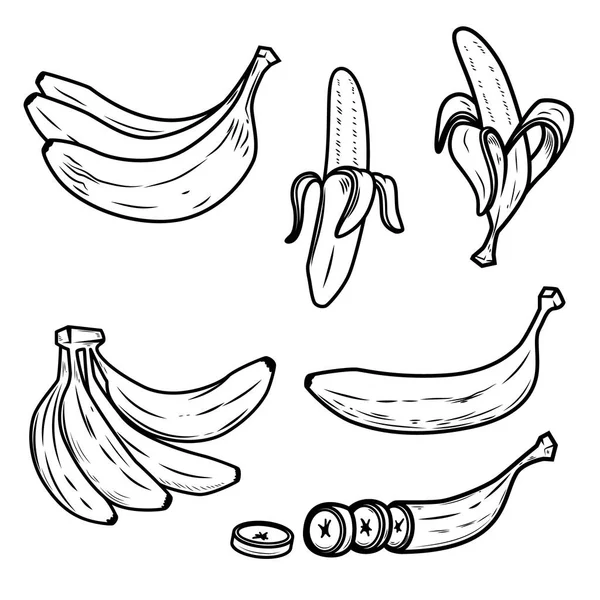 Vetores de Banana Fruta Colorir Página Livro Ilustração Outline Vector  Download e mais imagens de Banana - iStock