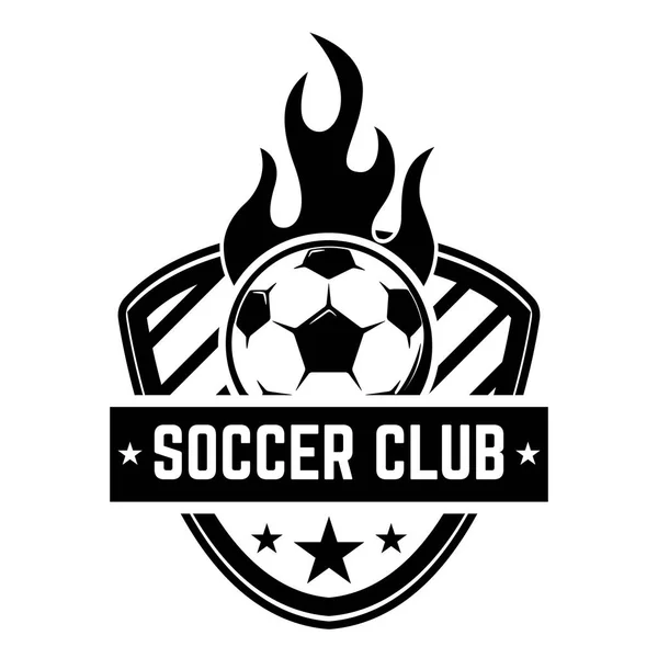 Football Emblèmes Football Élément Design Pour Logo Étiquette Emblème Signe — Image vectorielle