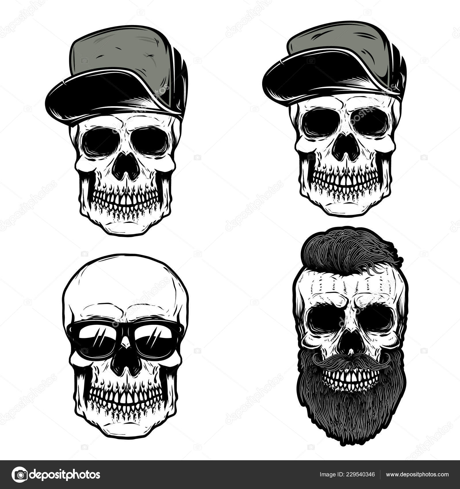 skull baseball caps
