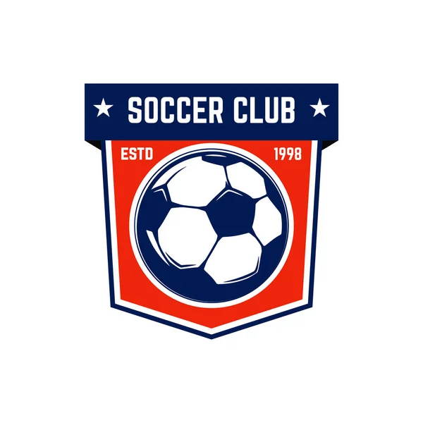 Fútbol Emblemas Fútbol Elemento Diseño Para Logotipo Etiqueta Emblema Signo — Vector de stock