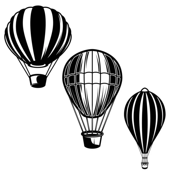 Illustrationen Von Luftballons Designelement Für Logo Etikett Emblem Schild Vektorbild — Stockvektor