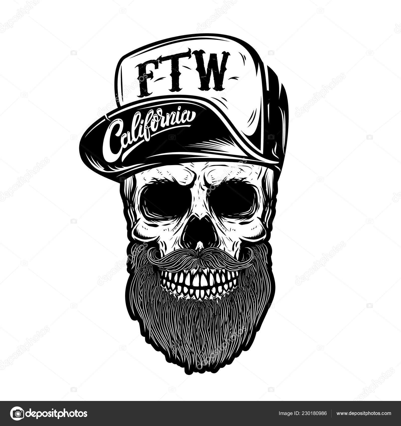 skull baseball cap