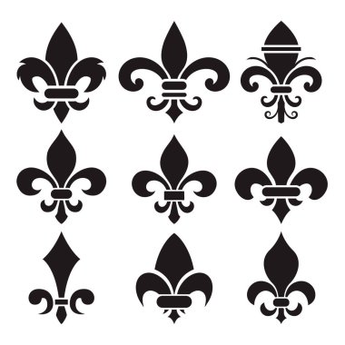 Retro tasarım için dekoratif unsurlar. Şablon biçimindeki süsler, girdaplar ve gelişmeler. Eski sınırlar, çerçeveler ve davetiye ve sertifika kalıpları. Bir vektör kümesi.