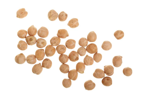 大豆分离上白色背景顶视图 — 图库照片