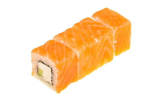 Sushi rulle isolerade på vit bakgrund utan en skugga — Stockfoto