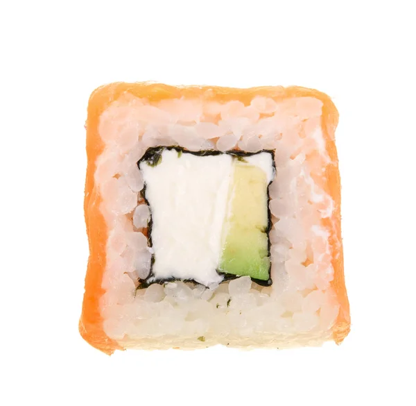 Sushi roll isolated on white background without a shadow — Stock Photo, Image