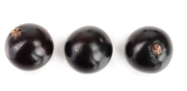 Beyaz arka plan üzerinde izole siyah frenk üzümü. Üstten görünüm. Düz yatıyordu desen. Küme veya koleksiyonu