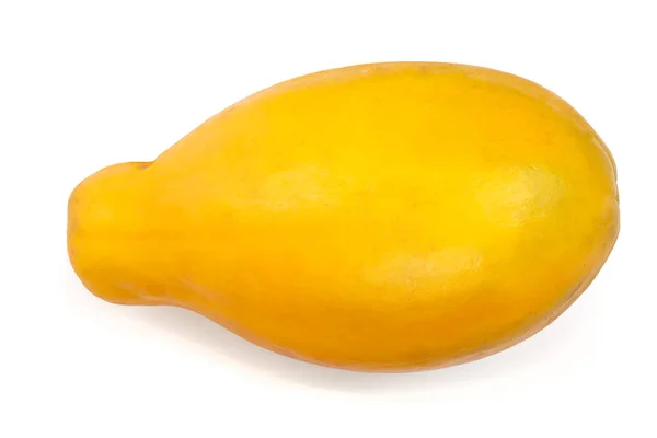 Dojrzałe papaja izolowane na białym tle — Zdjęcie stockowe