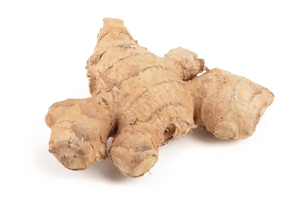 Fresh Ginger root isolated on white background — Stock Photo, Image