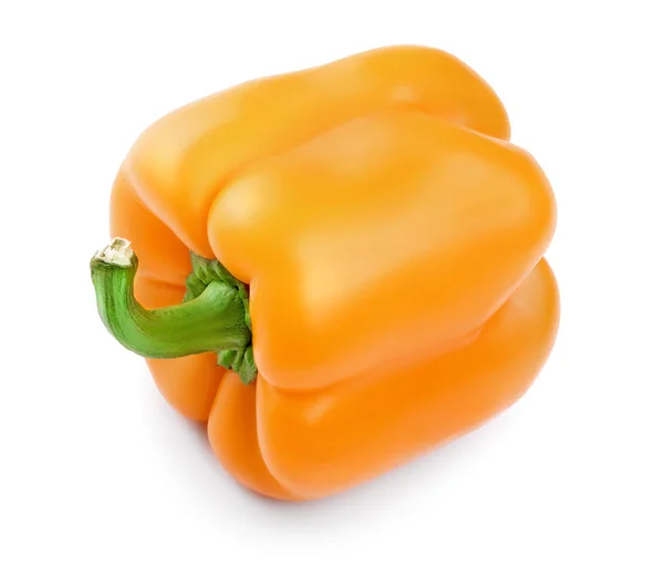 Narancssárga édes paprika elszigetelt fehér background — Stock Fotó