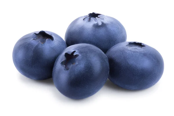 Fresh blueberry isolated on white background closeup — Stock Photo, Image