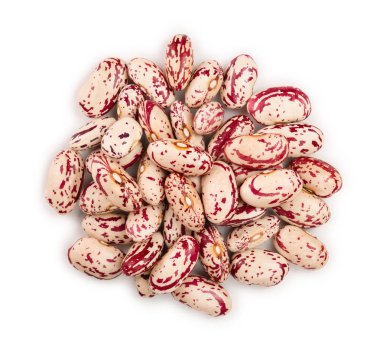 alacalı beyaz arka plan üzerinde izole börülce. Üstten Görünüm. Düz yatıyordu