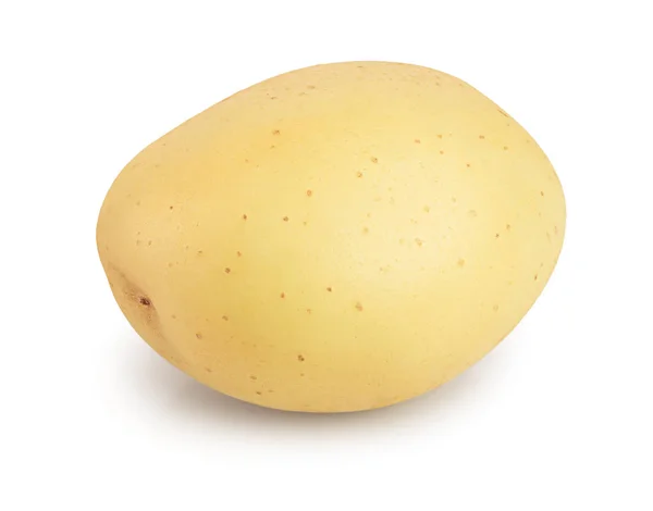 Ung potatis isolerad på vit bakgrund. Skörda nytt — Stockfoto