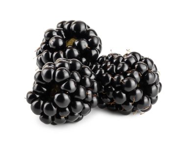 Blackberry beyaz arkaplanda izole edilmiş.