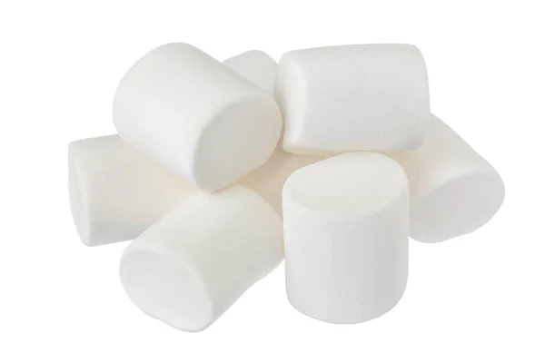 Marshmallow isolated on white background with clipping path and full depth of field — Stock Photo, Image