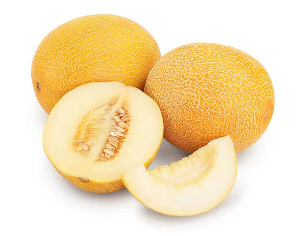 Kavun kırpma yolu ve tam derinlik alan ile beyaz arkaplanda izole