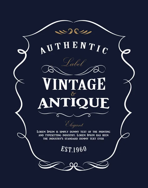 Batı El çerçeve tasarımı antika pankart flo