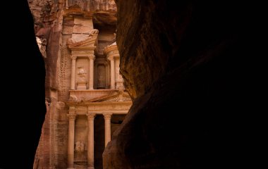 Antik Bina dünya iç Kanyon hazine koyu mimari miras turistik çerçeve