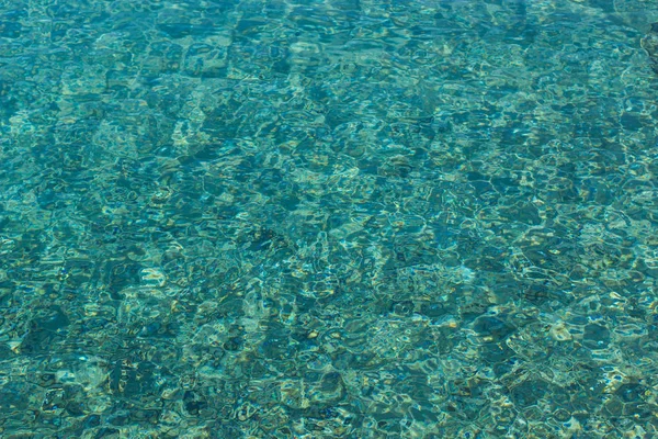 Abstrato Piscina Livre Água Vivo Azul Aquamarine Cor Fundo Com — Fotografia de Stock