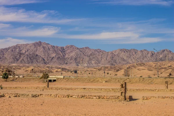 Mittlerer Osten Arme Dritte Welt Land Freien Wüste Infrastruktur Umwelt — Stockfoto