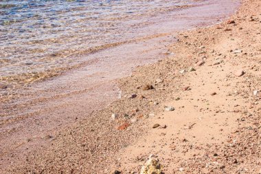 Akdeniz doğal boş doğa manzara kum plaj sahil tatil