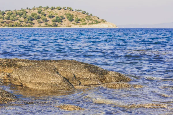 Tropiowy Jasny Lato Natura Pejzaż Krajobraz Oceanu Pacyfiku Kamienia Obiekt — Zdjęcie stockowe