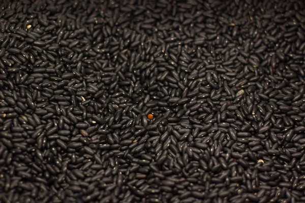Czarny Surowy Fasola Jedzenie Tło — Zdjęcie stockowe