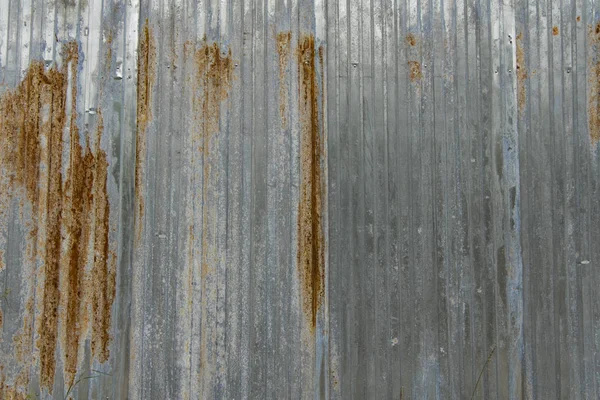 Industrial Dirty Rust Iron Fence Simple Background Texture Gray Brown — Stock Photo, Image