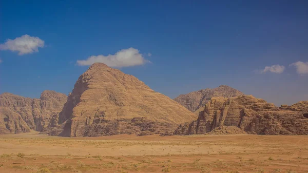 Шпалери Пустелі Гори Чудовий Краєвид Відомого Близького Сходу Ваді Рам — стокове фото