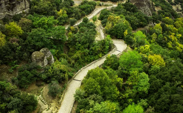 Planeta Tierra Asiático Magnífico Vista Superior Las Tierras Altas Rocosas — Foto de Stock