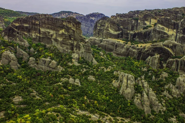 planet Earth fantastic landscape top view aerial photography of Asian gorgeous rocks and cliffs park outdoor nature scenic environment in China