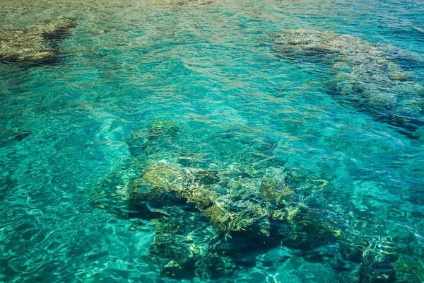 Vista Dall Alto Fotografia Paesaggio Aerea Fondo Marino Tropico Acqua — Foto Stock