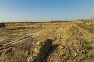 Temel kir ocağı inşaatın ilk aşaması 