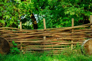 manzaralı kırsal çit bahçesi bahçe peyzaj nesnesi yaz zamanı yeşil yeşillik arka plan alanı