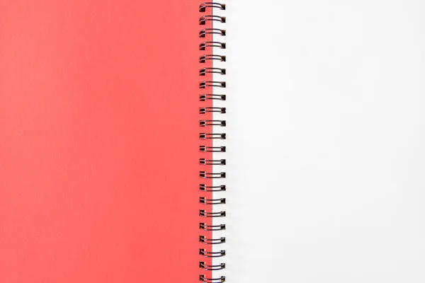 Cuaderno Patrón Fondo Pantalla Simple Concepto Fondo Rojo Blanco Colores —  Fotos de Stock