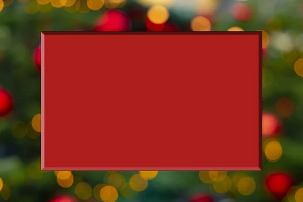 Рождественские Праздники Копировать Пространство Шаблон Концепции Обоев Красное Пустое Пространство — стоковое фото