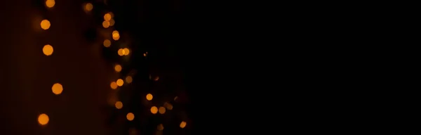 Iluminação Guirlanda Festivo Fundo Simples Papel Parede Conceito Padrão Bokeh — Fotografia de Stock