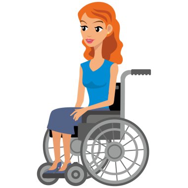 Engelli kız oturma bir tekerlekli sandalye, insanlar, Tekerlekli sandalye, tekerlekli, sandalye