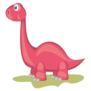 boyama sayfaları için çocuk komik hayvanlarla dinozor