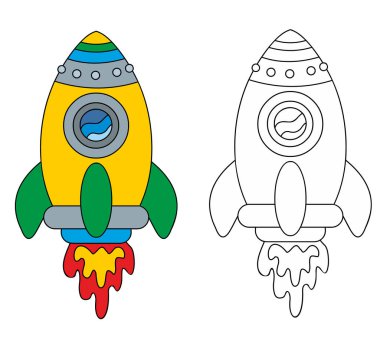 oyuncak taşıma, sarı roket